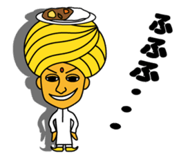 I love curry ! Prof. Purselam & friends. sticker #2886911