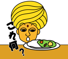 I love curry ! Prof. Purselam & friends. sticker #2886926