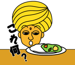 I love curry ! Prof. Purselam & friends. sticker #2886926