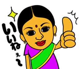 I love curry ! Prof. Purselam & friends. sticker #2886929