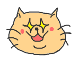 A double chin healing cat. sticker #2887017