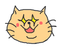 A double chin healing cat. sticker #2887017