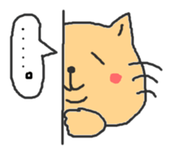 A double chin healing cat. sticker #2887021