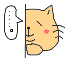 A double chin healing cat. sticker #2887021