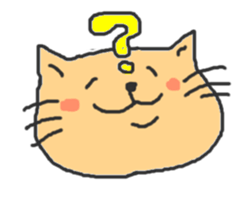 A double chin healing cat. sticker #2887026