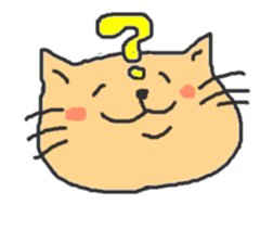 A double chin healing cat. sticker #2887026