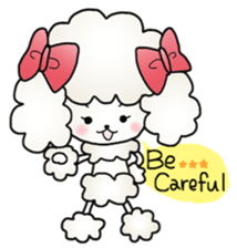"kawaii" toy poodle sticker #2887132