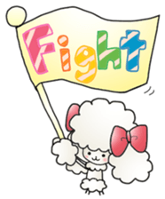 "kawaii" toy poodle sticker #2887133