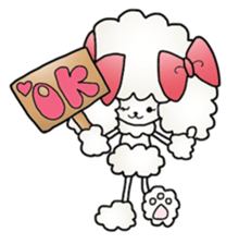 "kawaii" toy poodle sticker #2887134