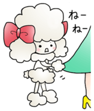 "kawaii" toy poodle sticker #2887141