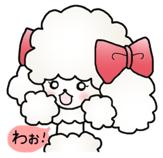 "kawaii" toy poodle sticker #2887143