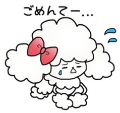 "kawaii" toy poodle sticker #2887144