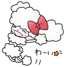 "kawaii" toy poodle sticker #2887147