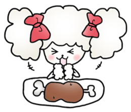 "kawaii" toy poodle sticker #2887149