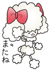 "kawaii" toy poodle sticker #2887150