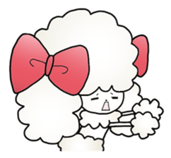 "kawaii" toy poodle sticker #2887152