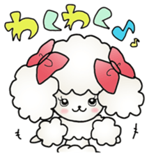 "kawaii" toy poodle sticker #2887153