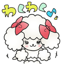 "kawaii" toy poodle sticker #2887153