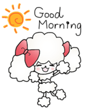 "kawaii" toy poodle sticker #2887155