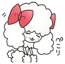 "kawaii" toy poodle sticker #2887157