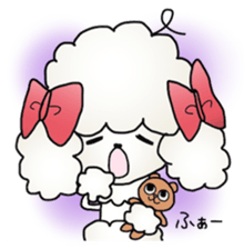 "kawaii" toy poodle sticker #2887158