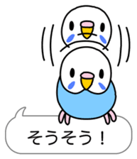 Little Birds With Speech Balloon sticker #2887172