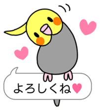 Little Birds With Speech Balloon sticker #2887173