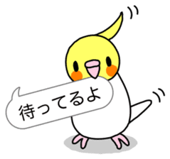 Little Birds With Speech Balloon sticker #2887185