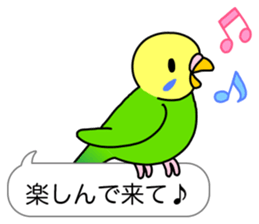 Little Birds With Speech Balloon sticker #2887188