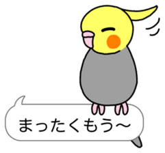 Little Birds With Speech Balloon sticker #2887201