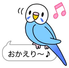 Little Birds With Speech Balloon sticker #2887208