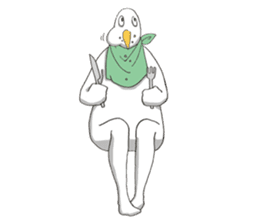 Bird to pose sticker #2887527