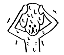 Brother of the dog man sticker #2887705