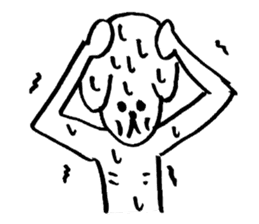 Brother of the dog man sticker #2887705