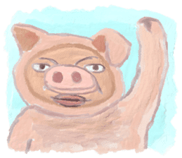 Noisy animals sticker #2888220