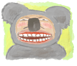 Noisy animals sticker #2888232