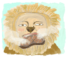 Noisy animals sticker #2888235