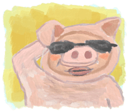 Noisy animals sticker #2888240