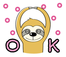 Go leisurely "SLOTH" sticker #2888509