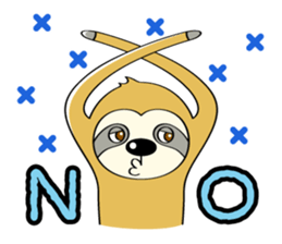 Go leisurely "SLOTH" sticker #2888510