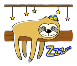 Go leisurely "SLOTH" sticker #2888526