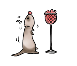 love ferret sticker #2888545