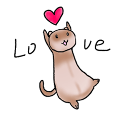 love ferret sticker #2888560