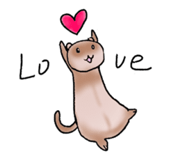 love ferret sticker #2888560