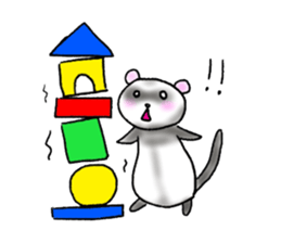 love ferret sticker #2888573