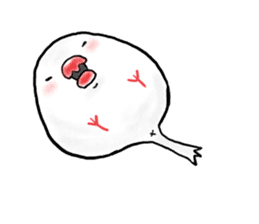 Kawaii rice bird sticker #2888661