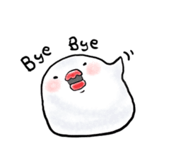 Kawaii rice bird sticker #2888693
