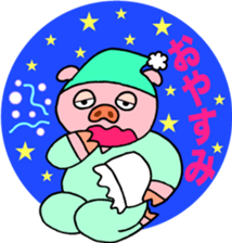 A greeting is extended from animals sticker #2889744