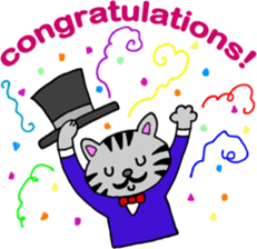 A greeting is extended from animals sticker #2889763