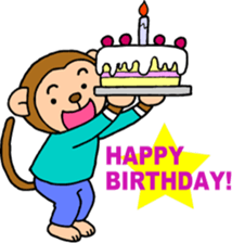 A greeting is extended from animals sticker #2889772